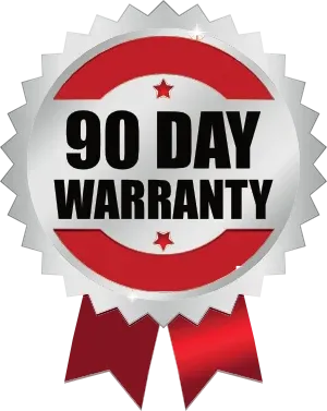 90 Day Warranty seal
